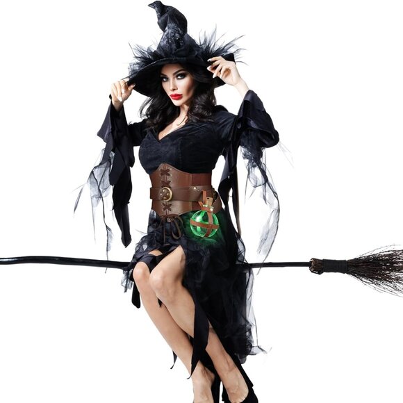 Leather Potion Belt with Bottle Medieval Viking Ren Fair Costume Accessory - Picture 3 of 7